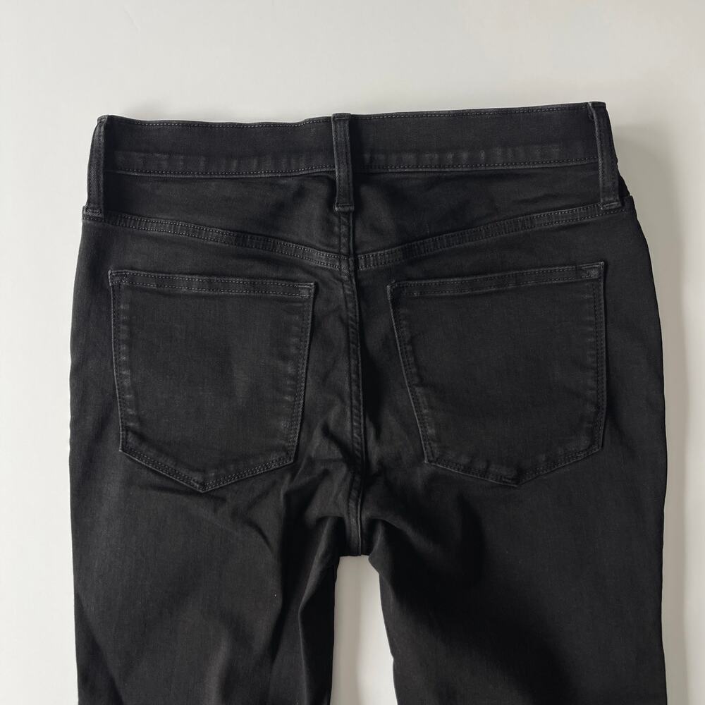 J.Crew Factory Petite 9" Mid Rise Black Skinny Jean signature stretch Black 28P - Picture 6 of 6